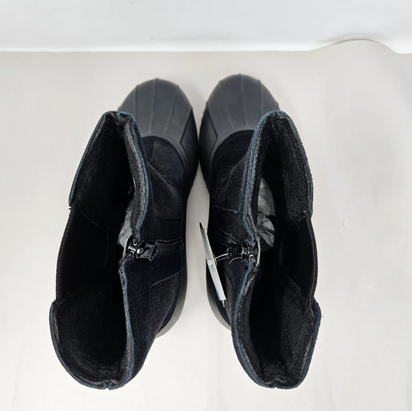 Propet Snow Insley Boots Womens Sz 7z Extra Wide Black Rubber-Leather Waterproof - Picture 6 of 12